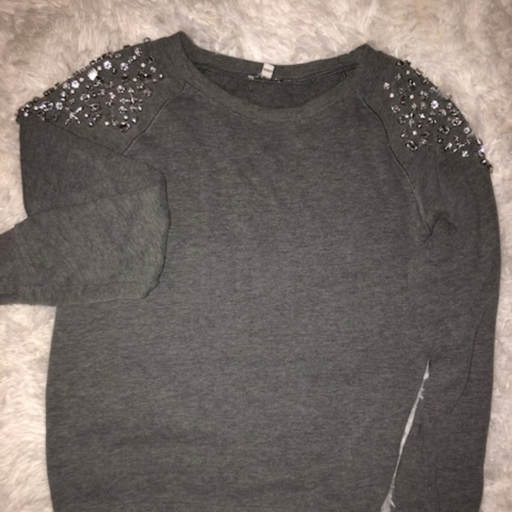 Diamond Studded Sweatshirt